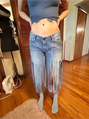 Upcycled bke trinity capris